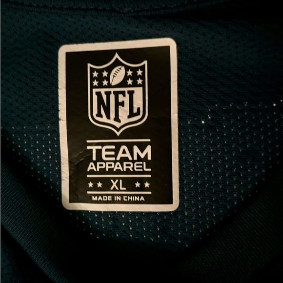 NFL Team Apparel Unisex Soft Mesh Ultimate Game Day Eagles T-Shirt/Jersey, XL - Picture 4 of 10